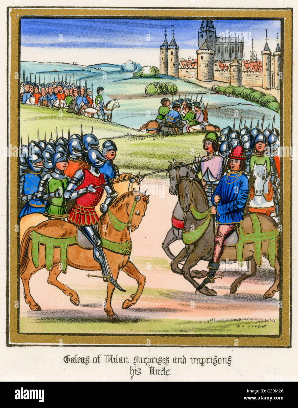 GG VISCONTI/ZIO BERNAB Foto Stock