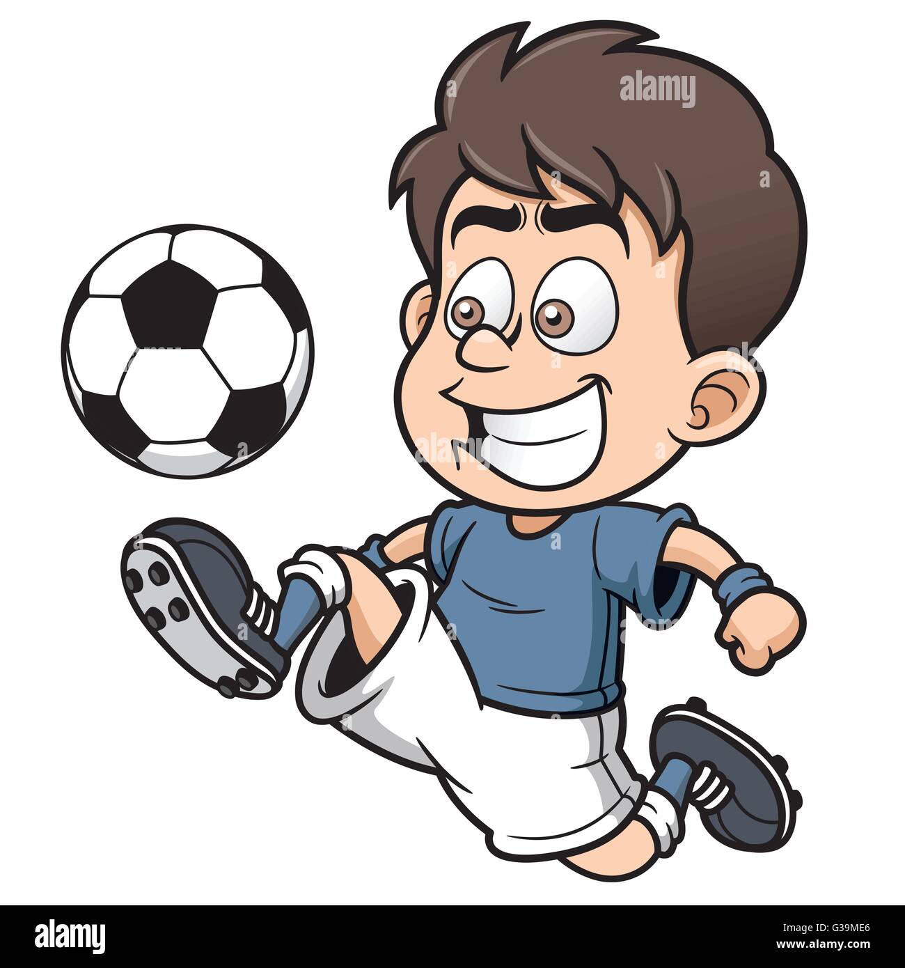 Cartone animato di calcio immagini e fotografie stock ad alta risoluzione -  Alamy