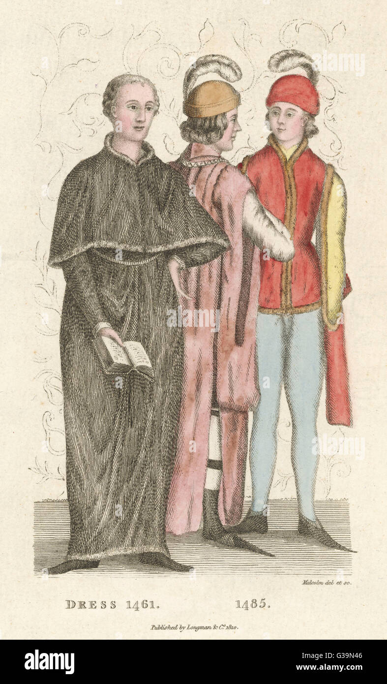 15th ° secolo uomini Foto Stock