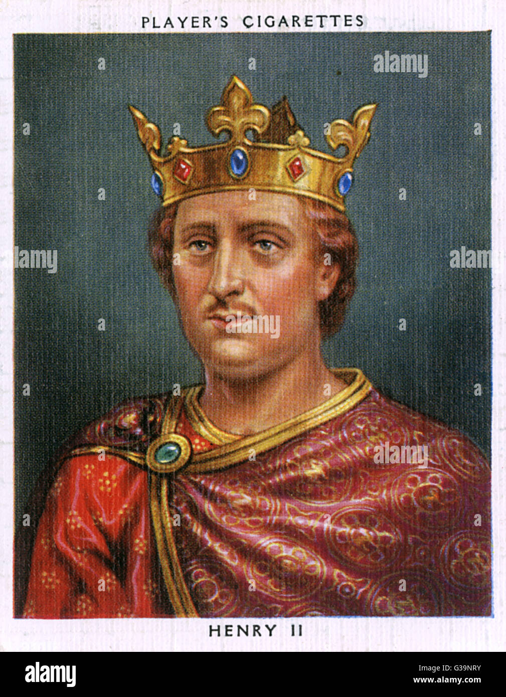 Enrico II (1133 - 1189) aveva regnato 1154 - 1189 Foto Stock