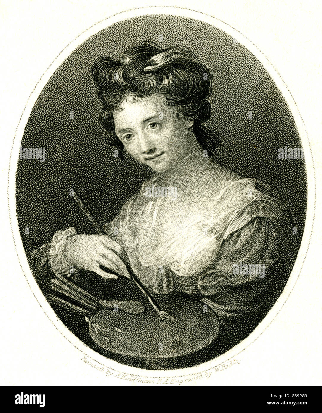 ANGELICA KAUFFMANN Foto Stock