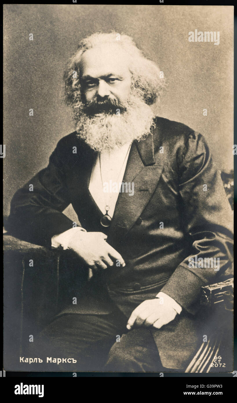 Karl Marx Foto Stock