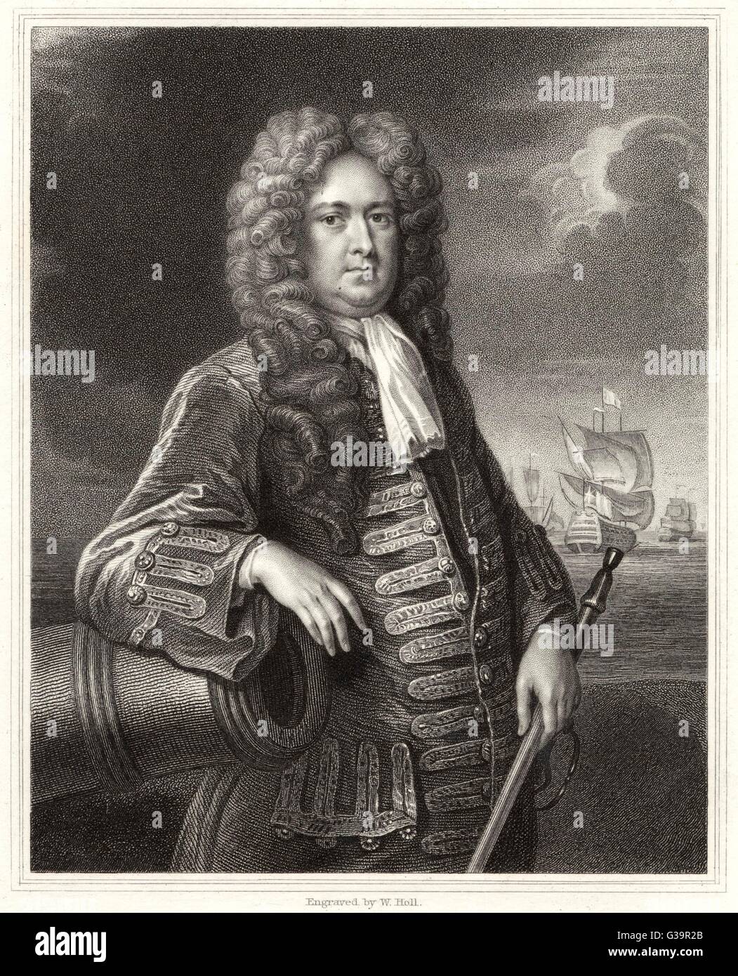 SIR GEORGE ROOKE Foto Stock