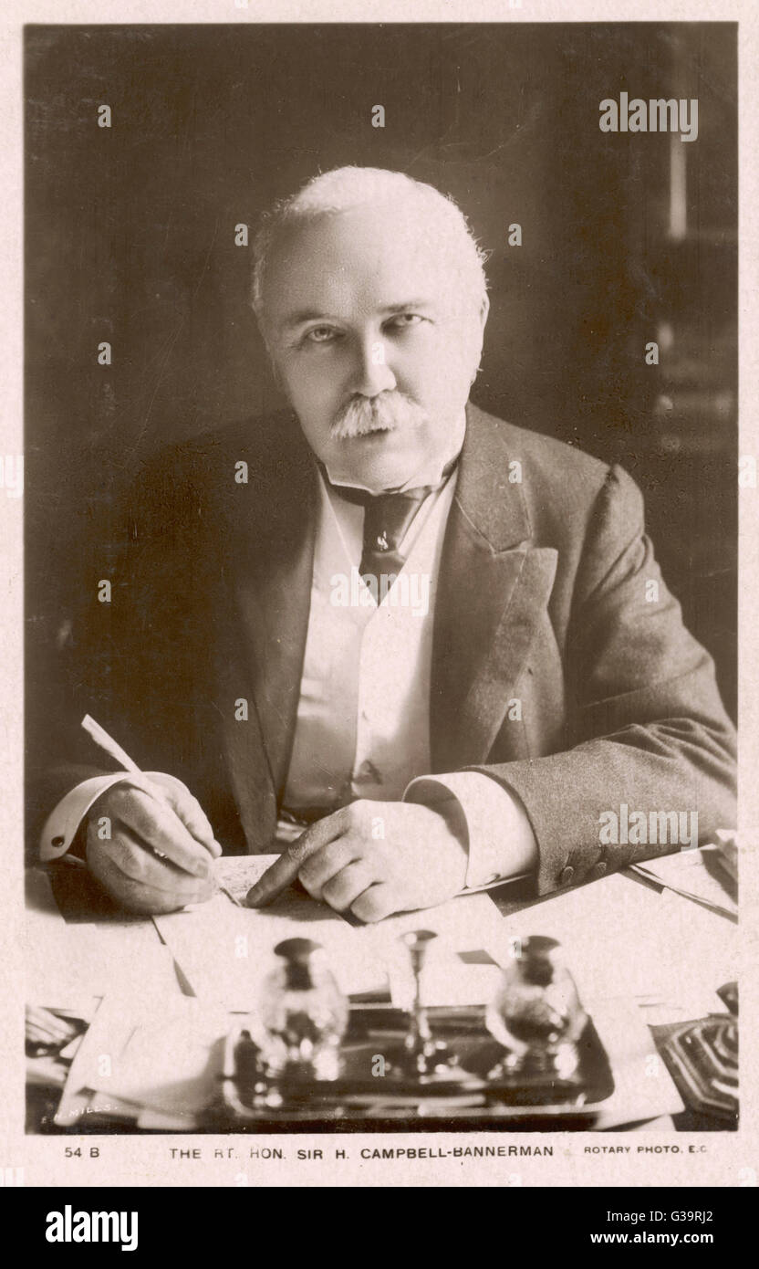 SIR HENRY CAMPBELL-BANNERMAN Foto Stock