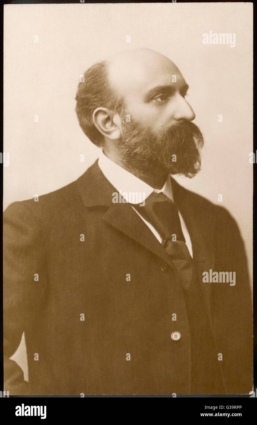 AMEDEE-Ernest Chausson il compositore francese data: 1855 - 1899 Foto Stock