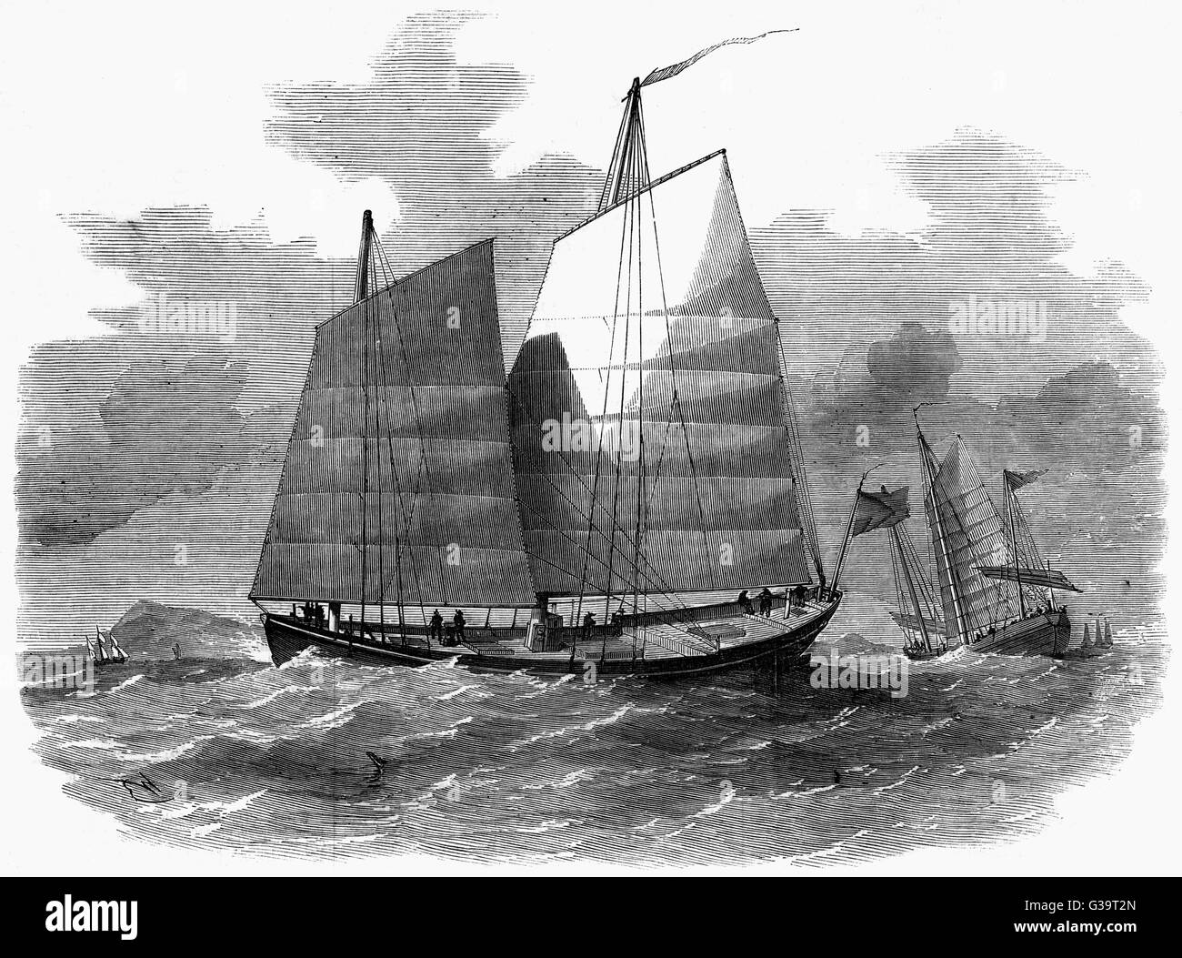 NAVE MERCANTILE CINESE Foto Stock