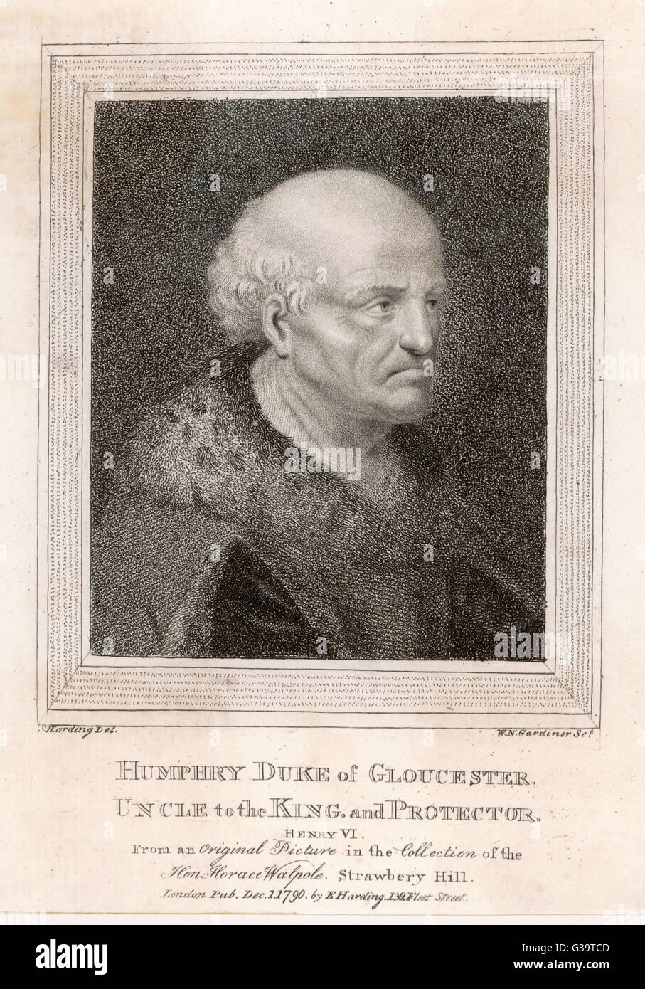 HUMPHREY, duca di Gloucester figlio più giovane di Henry IV data: 1391 - 1447 Foto Stock