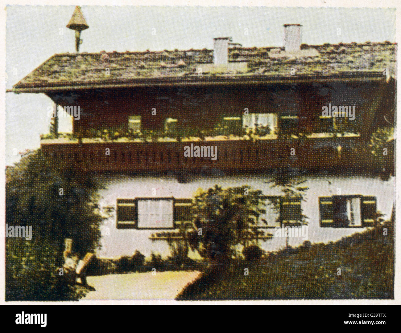 ADOLF HITLER Home a Berchtesgaden, Obersalzburg, esterna Data: circa ...