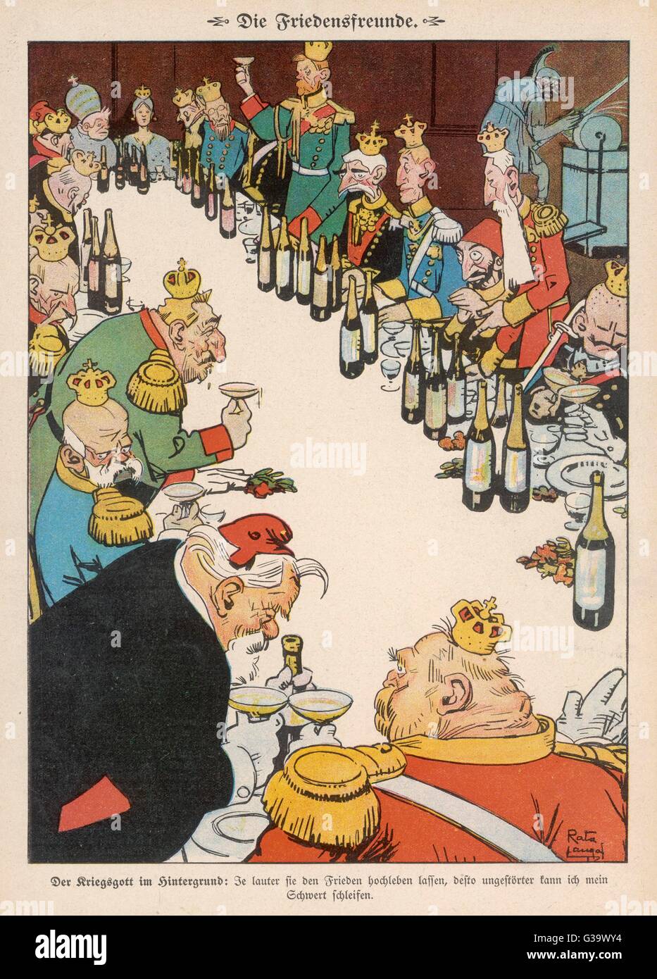 IL DIO DELLA GUERRA/1909 Foto Stock