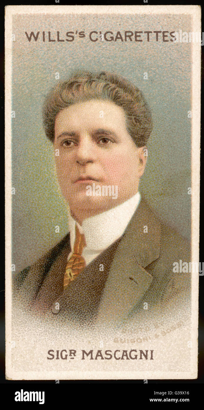 PIETRO MASCAGNI Foto Stock