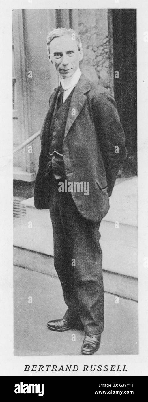 BERTRAND RUSSELL Foto Stock