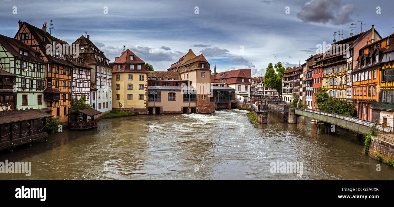 Panorama di Strasburgo Foto Stock