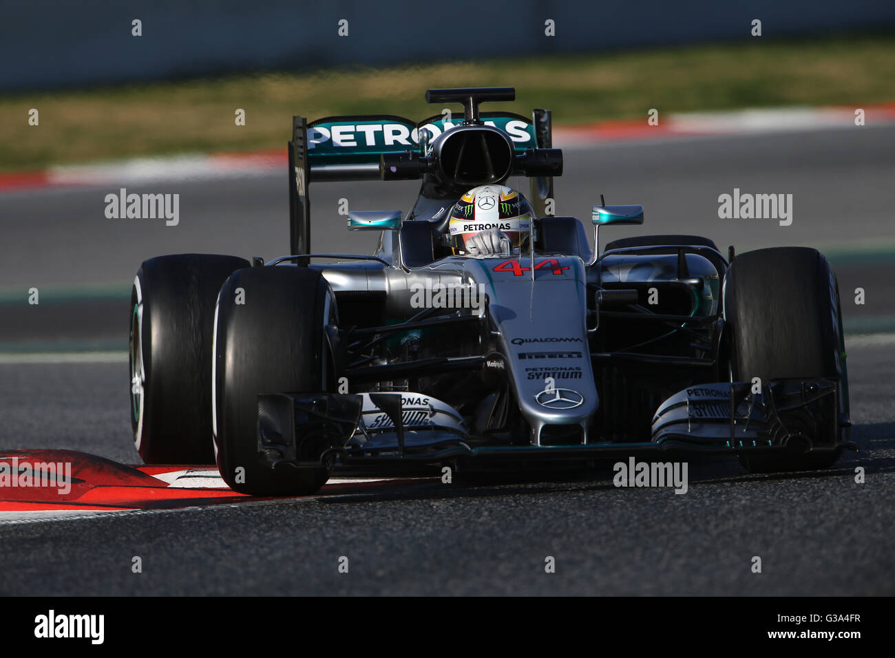 Lewis Hamilton (GBR), Mercedes AMG Team di F1, F1 prova Barcellona 2016 Foto Stock