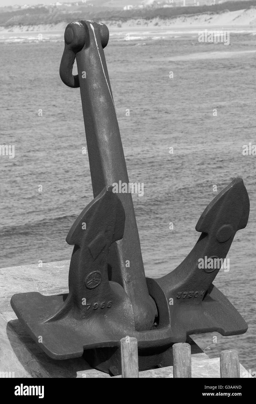 I dettagli di ancoraggio old ship Foto Stock