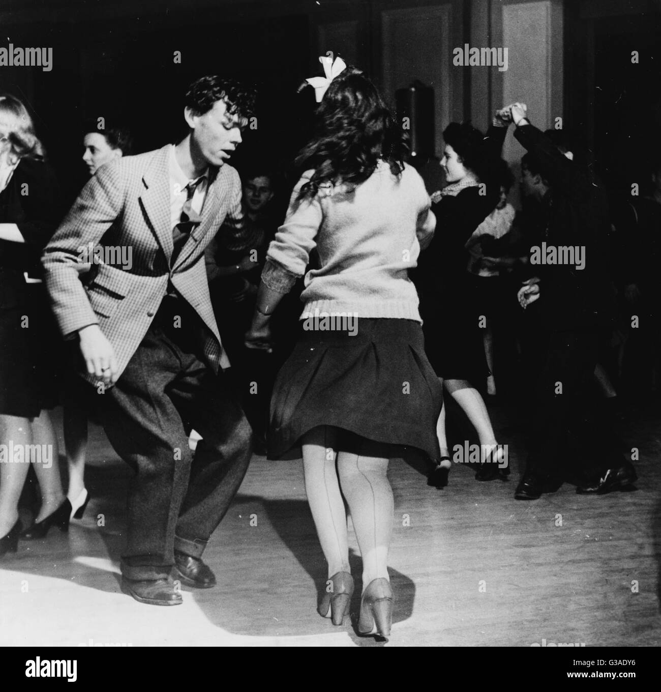 Washington, DC Jitterbug ad un Elk's Club danza, il pulito Foto Stock