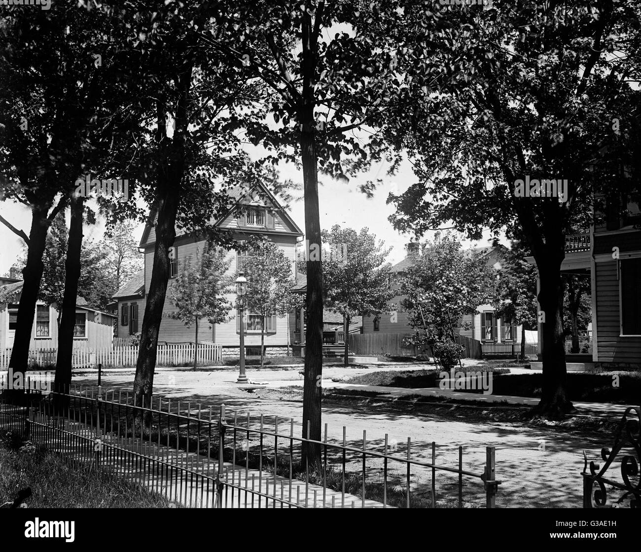 La casa di Wright, 7 Hawthorn Street; Dayton, Ohio Foto Stock