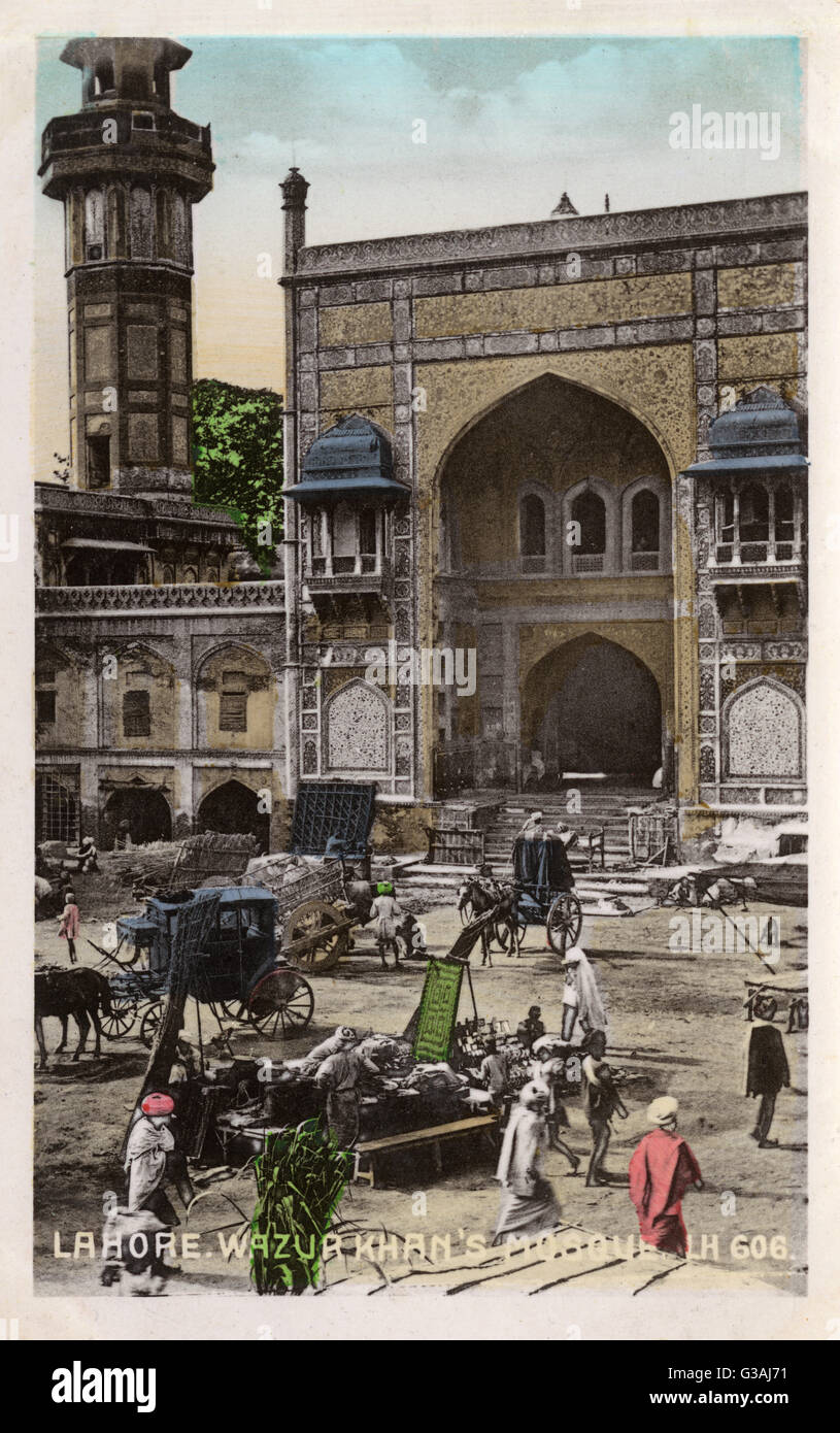 Pakistan - Lahore - Moschea di Wazir Khan Foto Stock