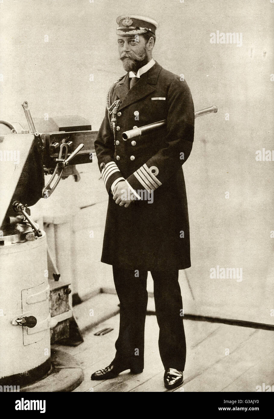 Duke of York in uniforme navale Foto Stock