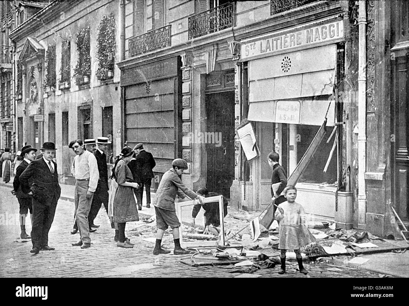 Il negozio tedesco naufragò allo scoppio della prima guerra mondiale Foto Stock