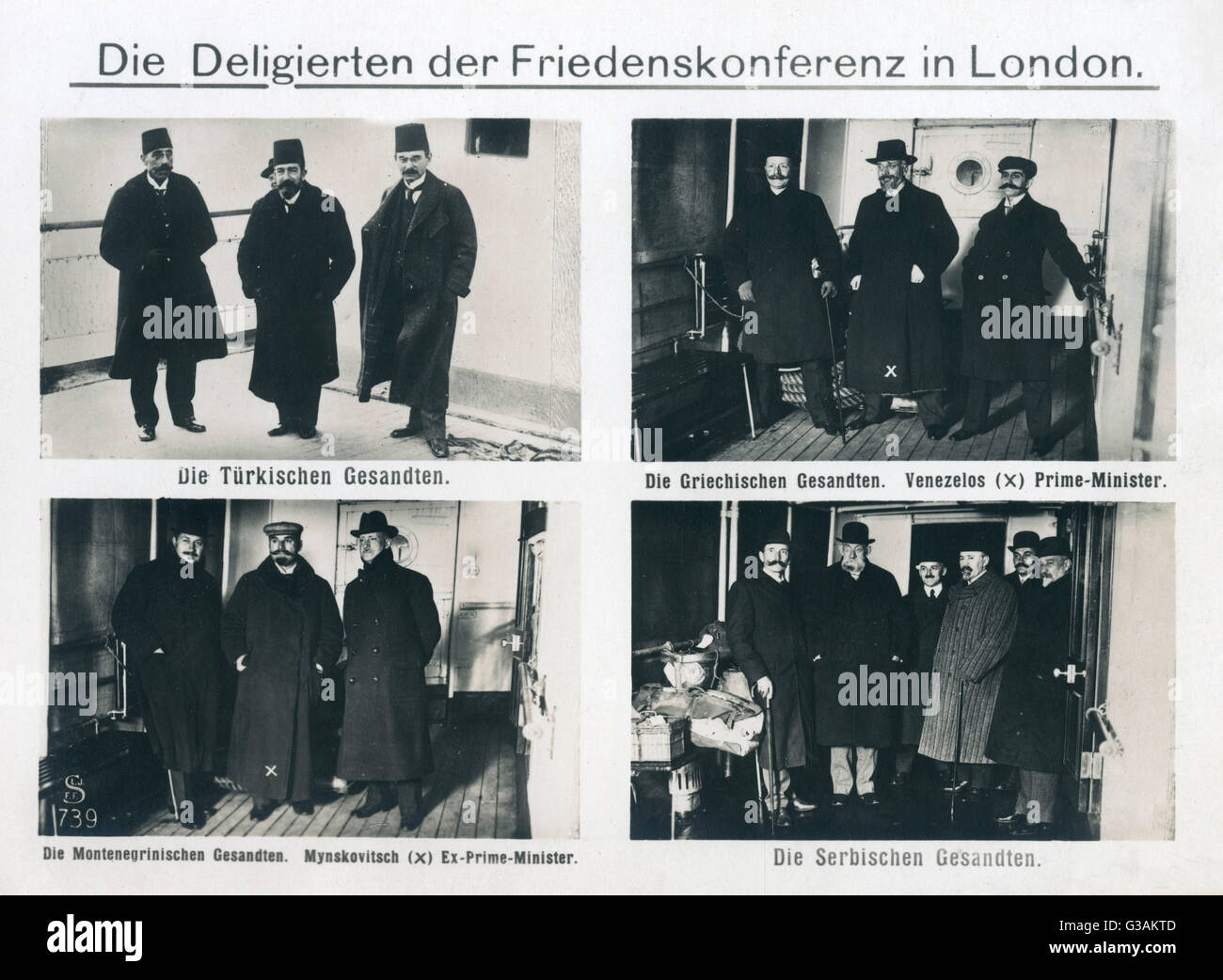 Conferenza di pace di Londra o Conferenza degli Ambasciatori Foto Stock