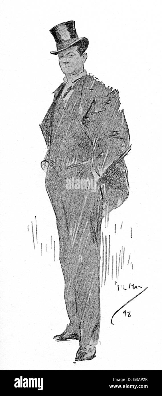 Sir Frank William Brangwyn - ritratto di Phil May Foto Stock