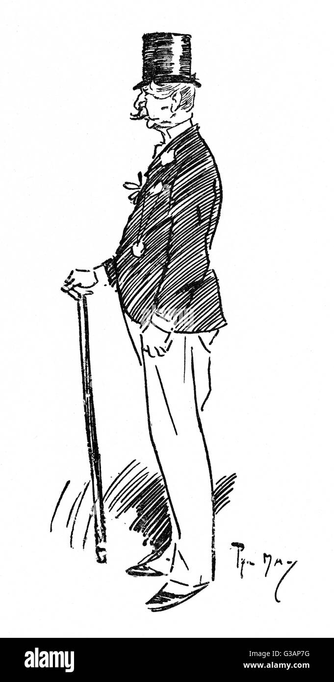 Nello Strand, Londra - Un Gentleman Foto Stock