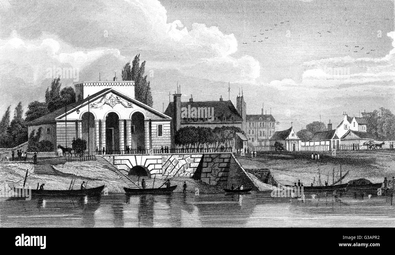 Parigi, Francia - barriere de la Cunette. Foto Stock