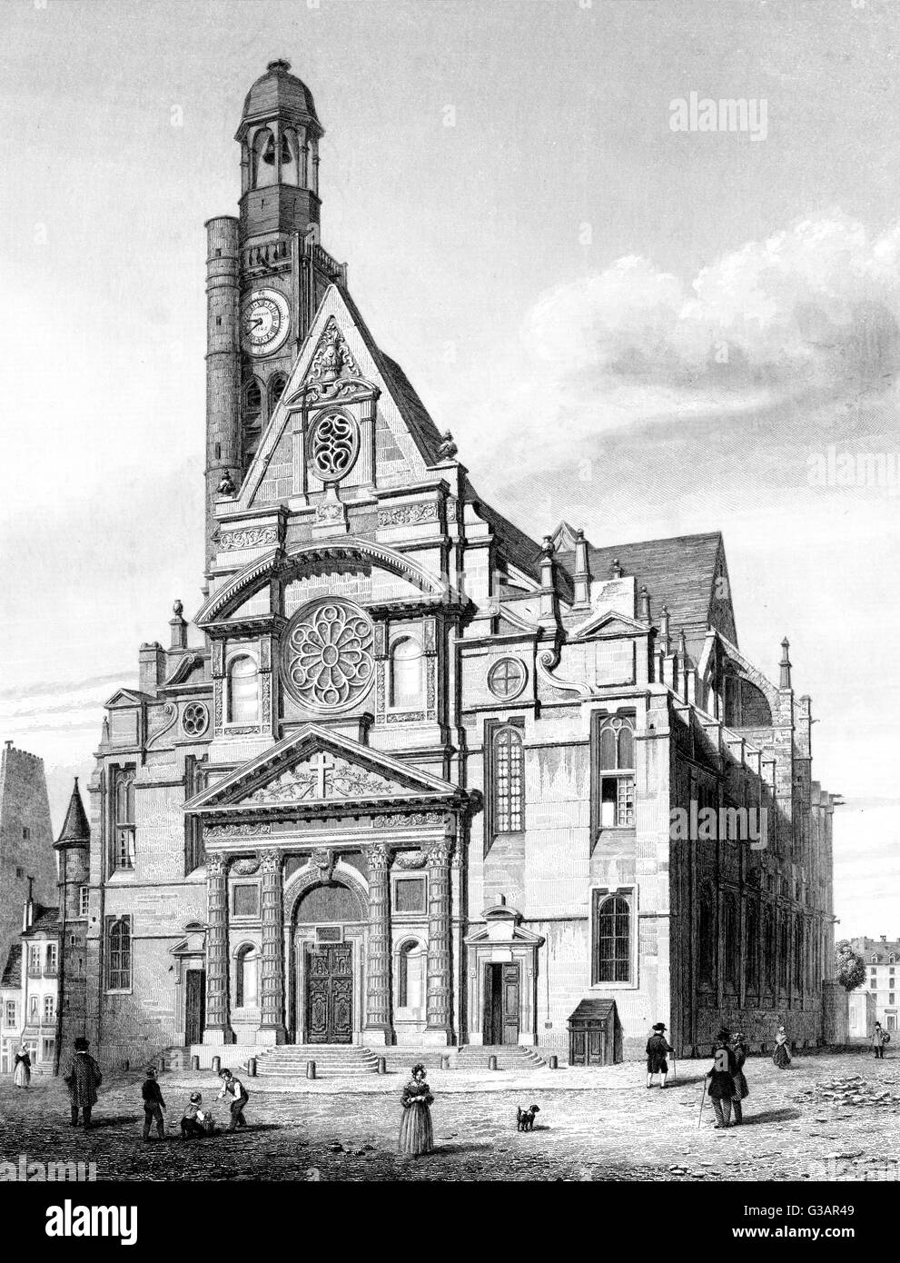 Parigi, Francia - Eglise Saint-Etienne du Monts. Foto Stock