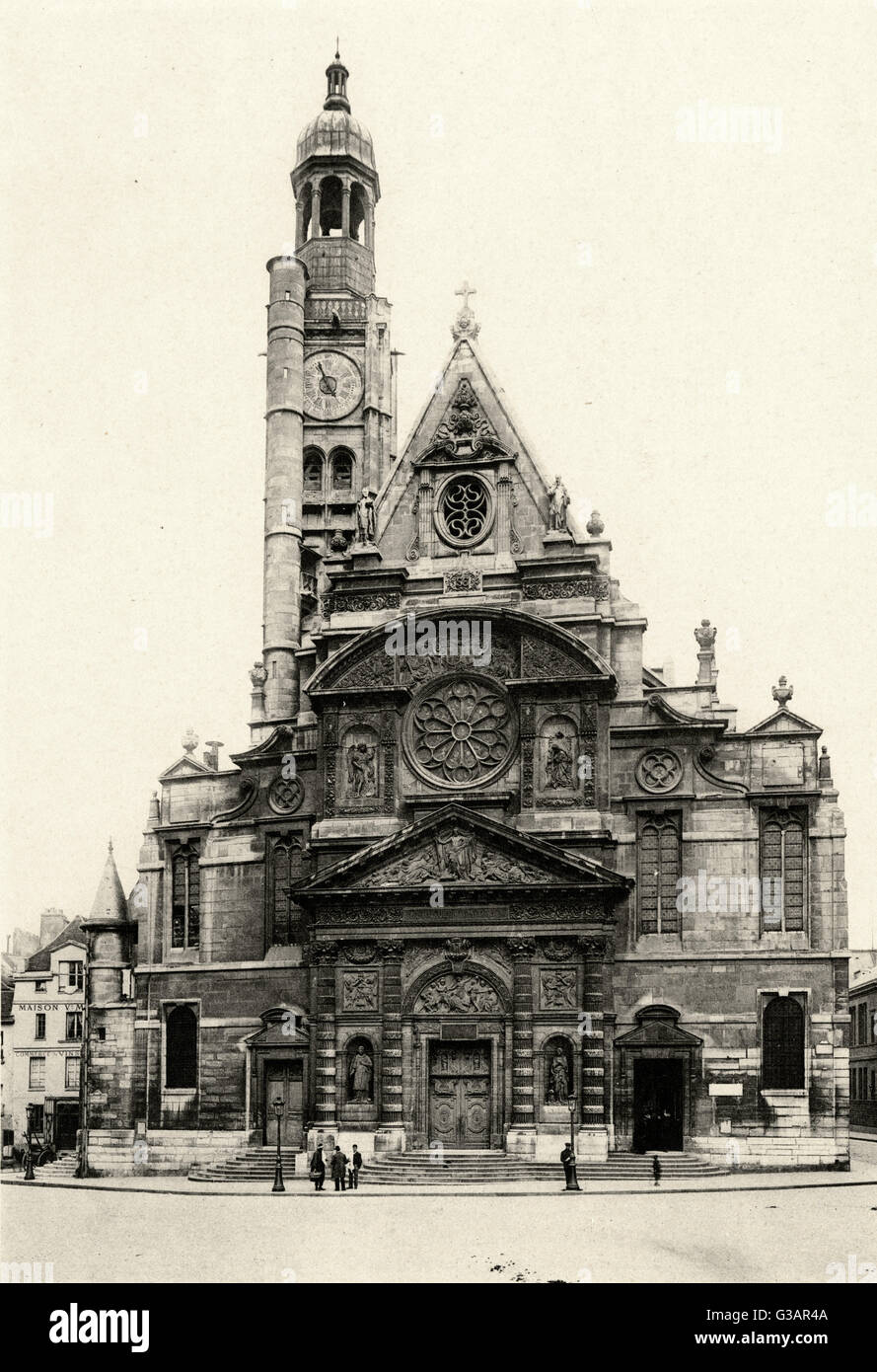 Parigi, Francia - Eglise Saint-Etienne du Monts. Foto Stock