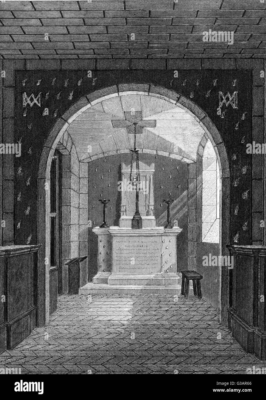 Parigi, Francia - Chapelle Expiatoire di Luigi XVI. Foto Stock