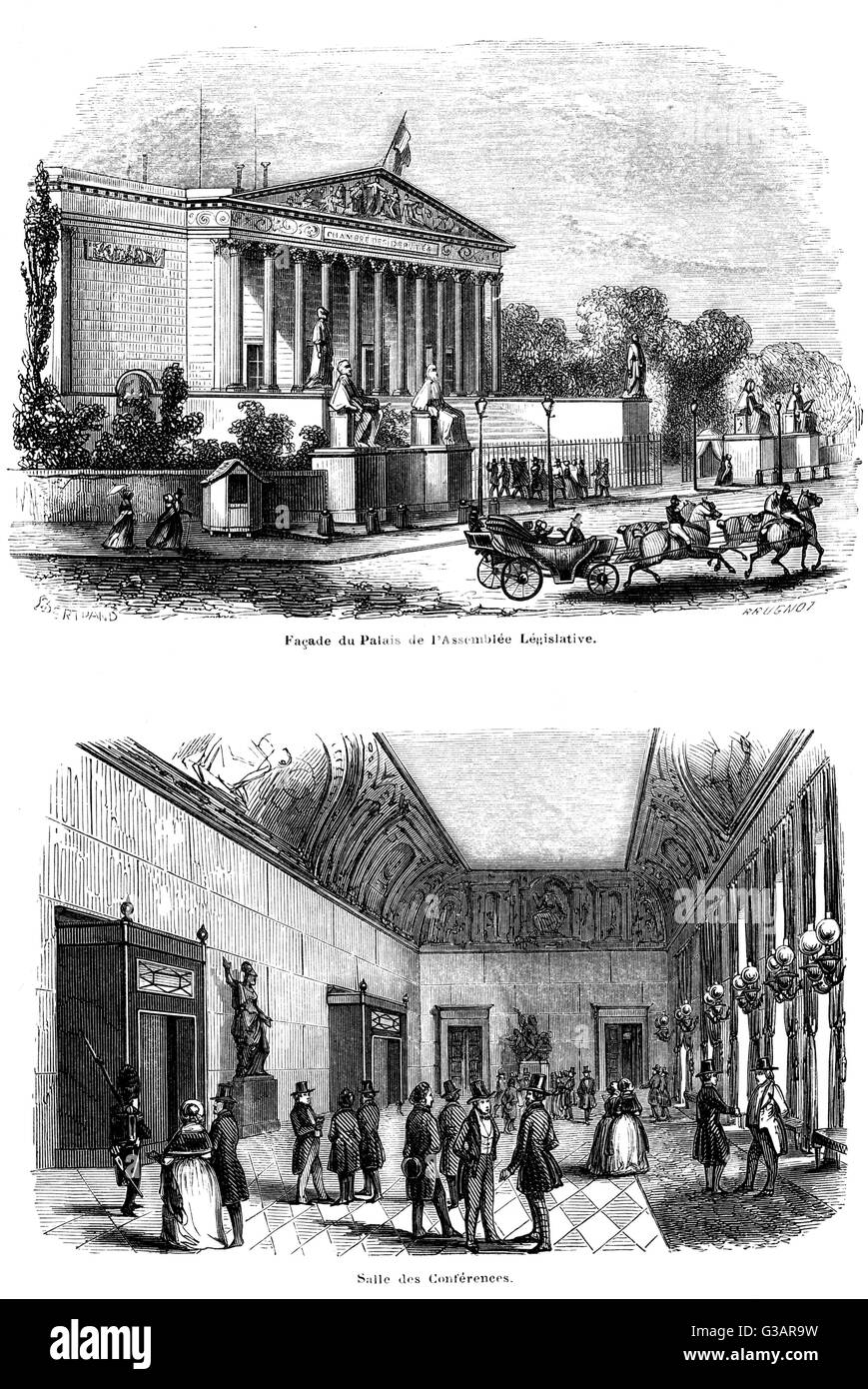 Parigi, Francia - Chambre des Deputes. Foto Stock