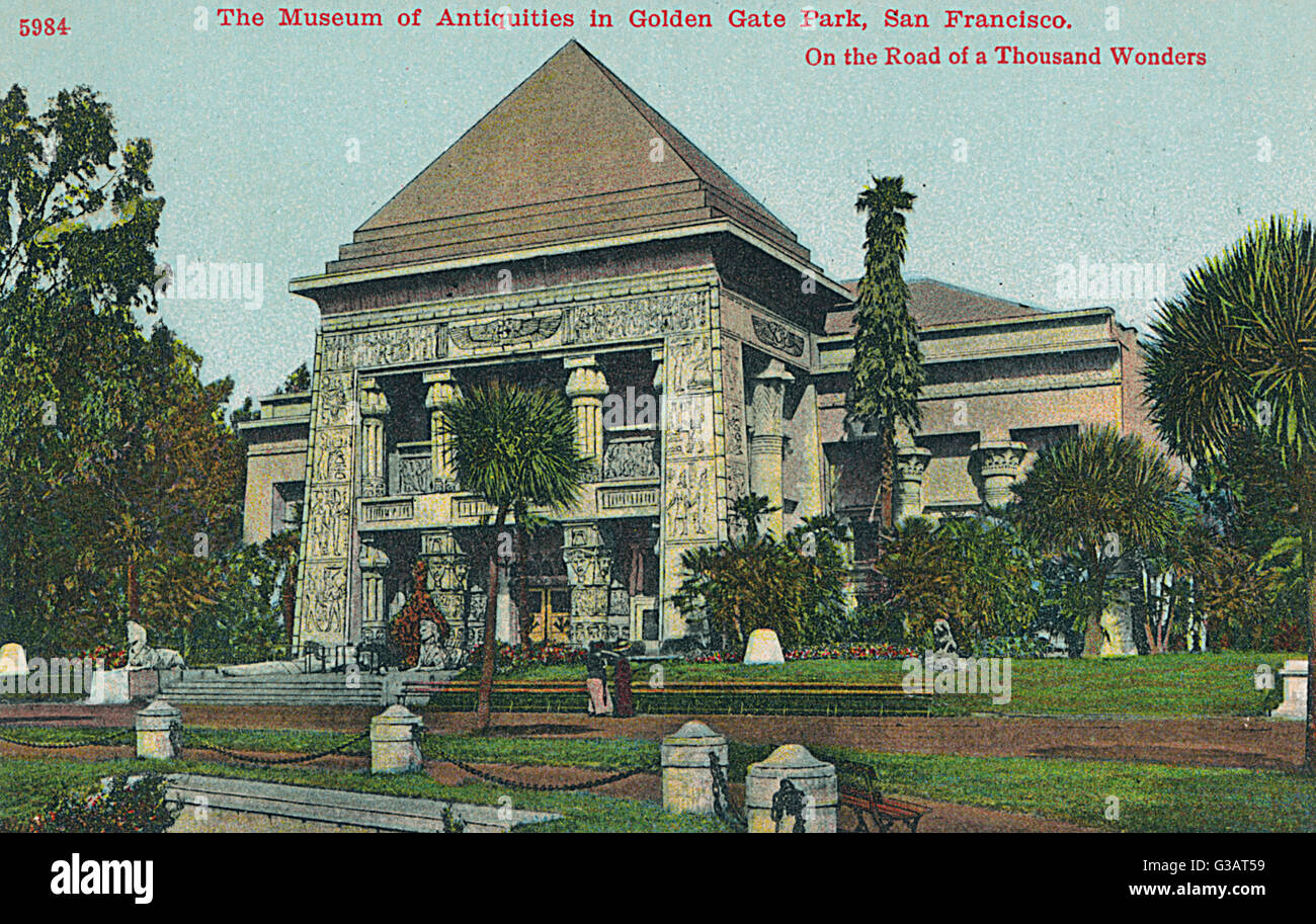 Museo delle Antichità, San Francisco, California, USA Foto Stock