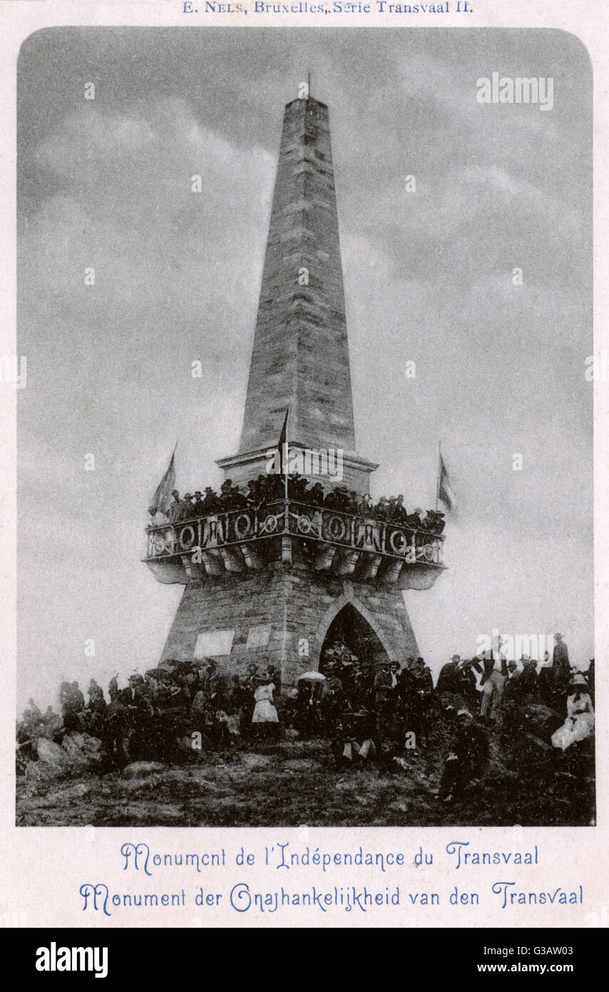 Paardekraal Monumento all'Indipendenza di Transvaal Foto Stock