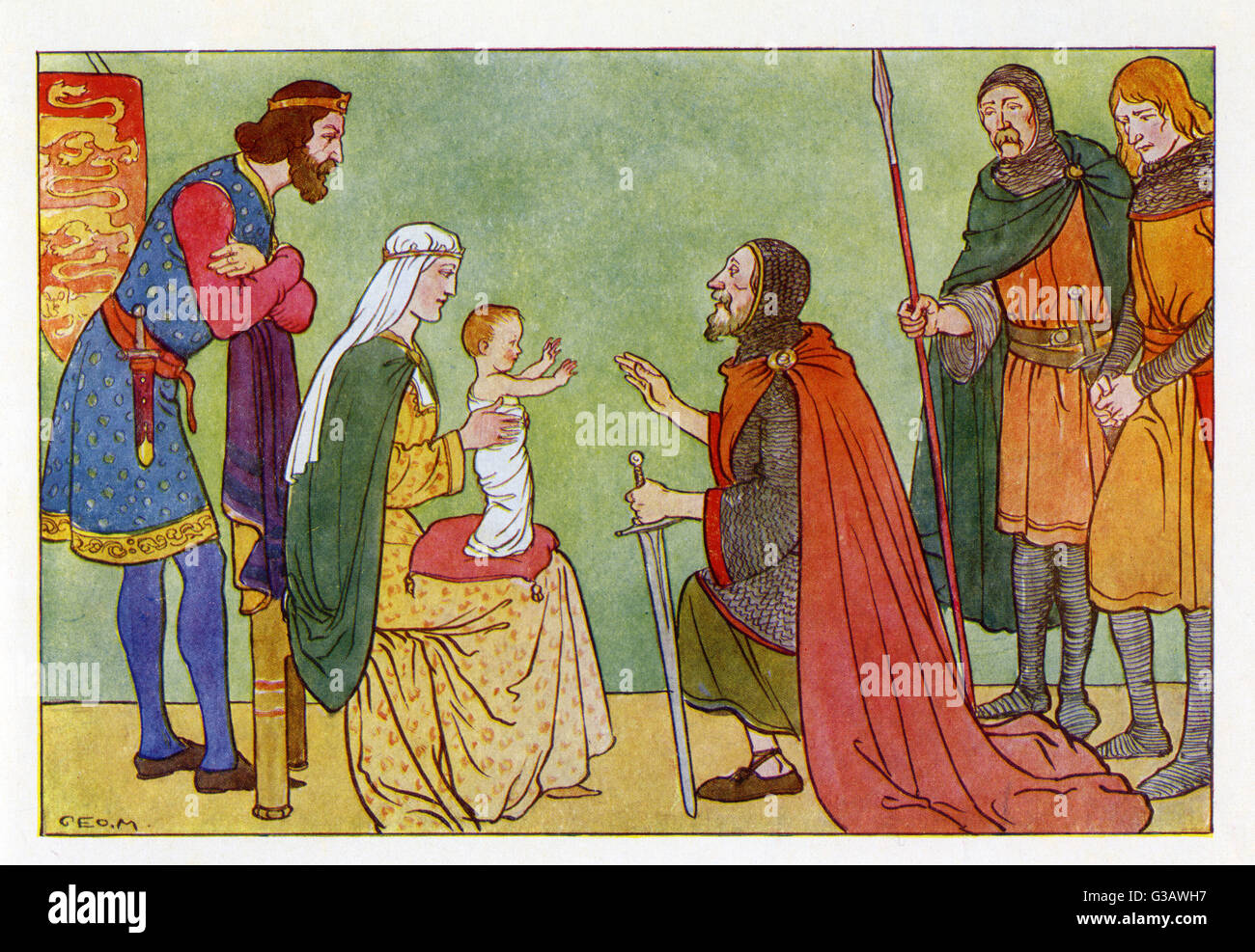 Edward di caernarvon 1 ° principe di galles immagini e fotografie stock