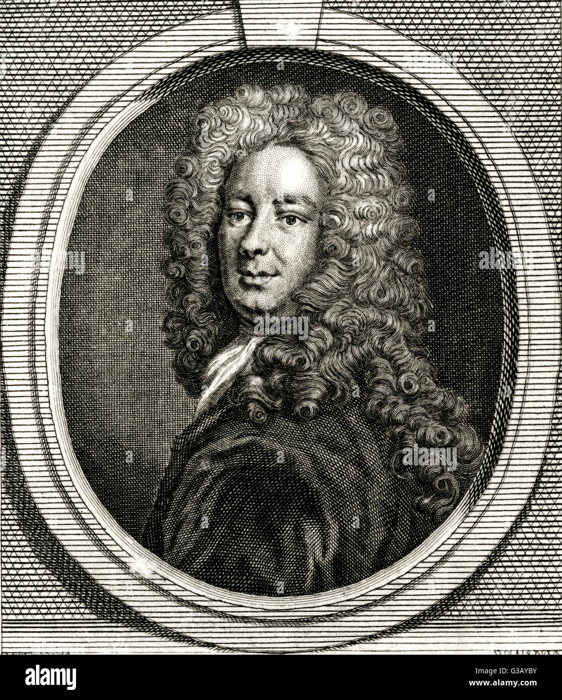 SIR SAMUEL GARTH medico e poeta data: 1661 - 1719 Foto Stock