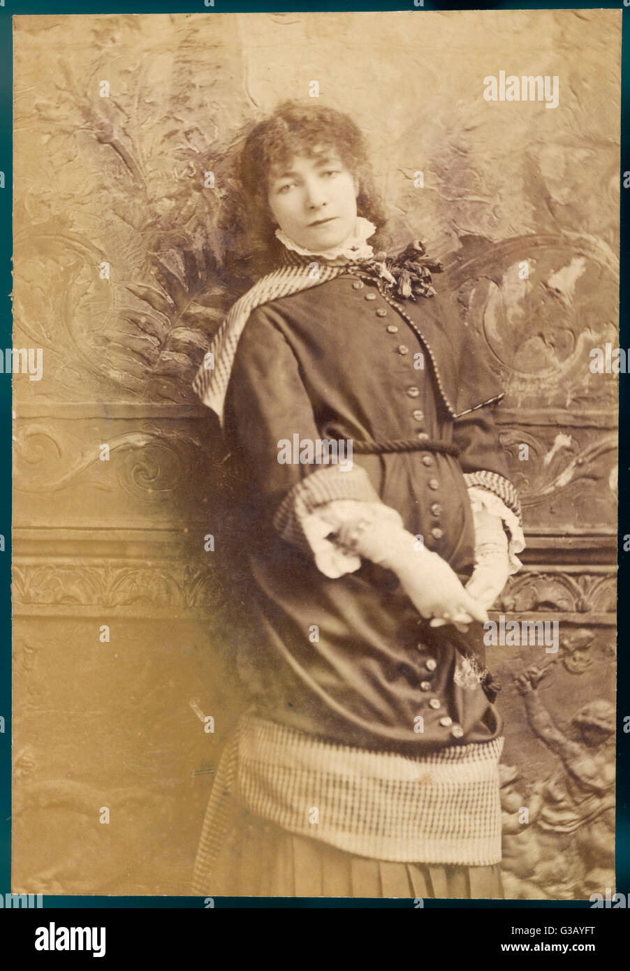 Sarah Bernhardt Foto Stock