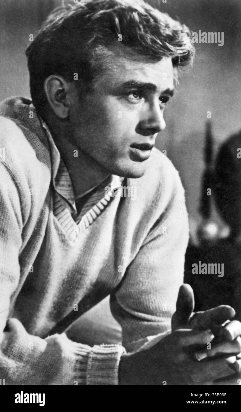 CARTOLINA JAMES DEAN/UFA Foto Stock