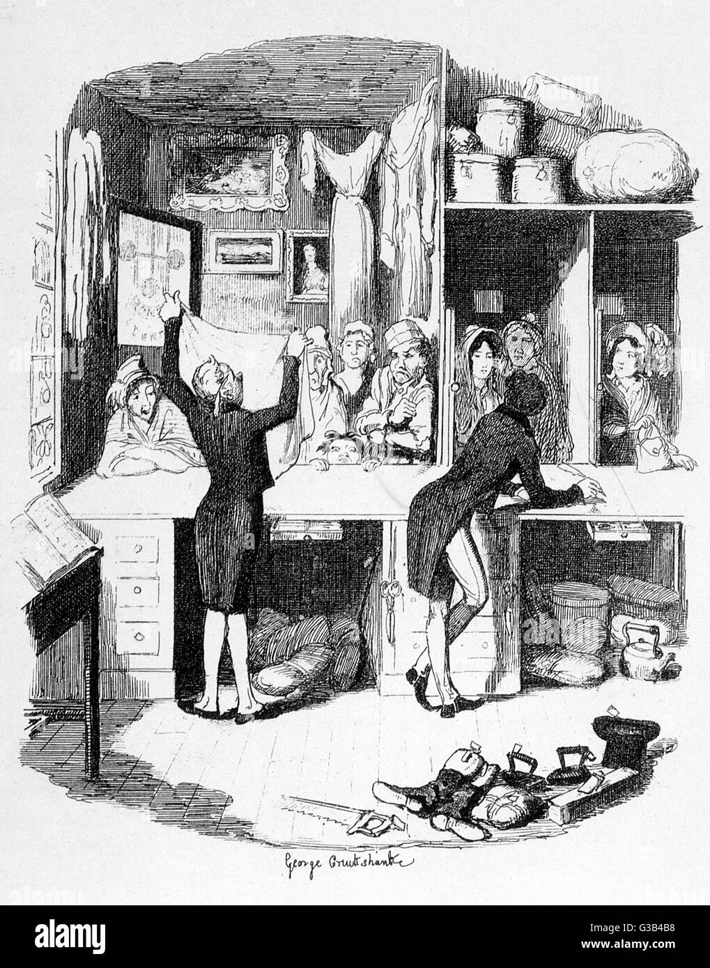 UN PAWNBROKER LONDINESE Foto Stock