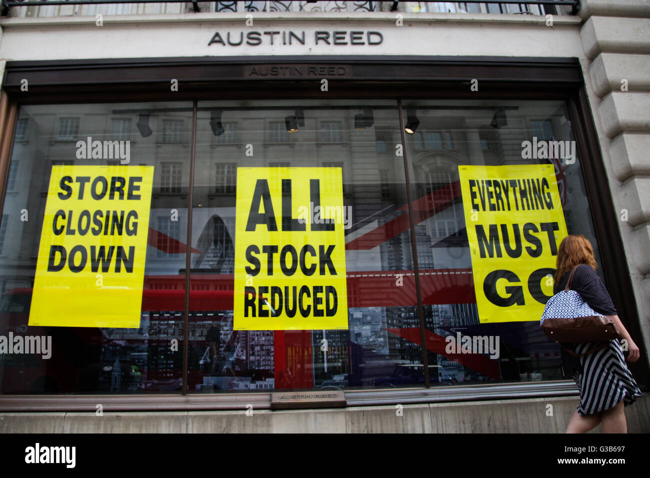 Austin Reed sul Regents Street Foto Stock