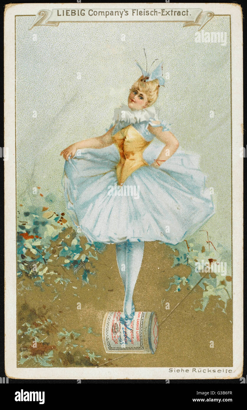 Ballerina su lattina Foto stock - Alamy