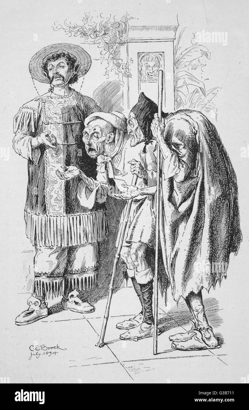 GULLIVER IN LUGGNAGG Foto Stock