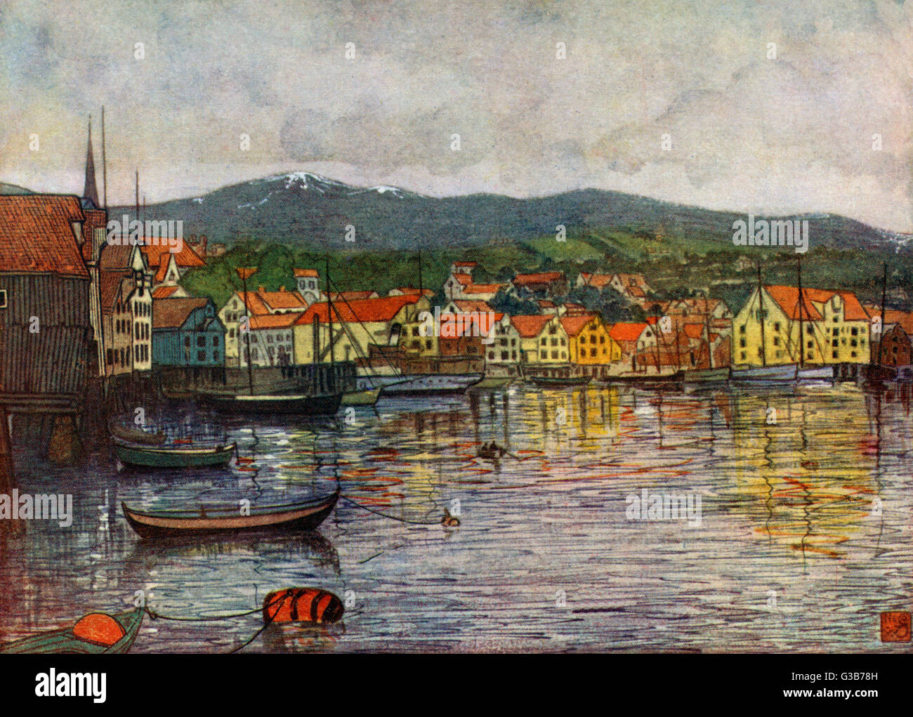 NORVEGIA/MOLDE 1905 Foto Stock