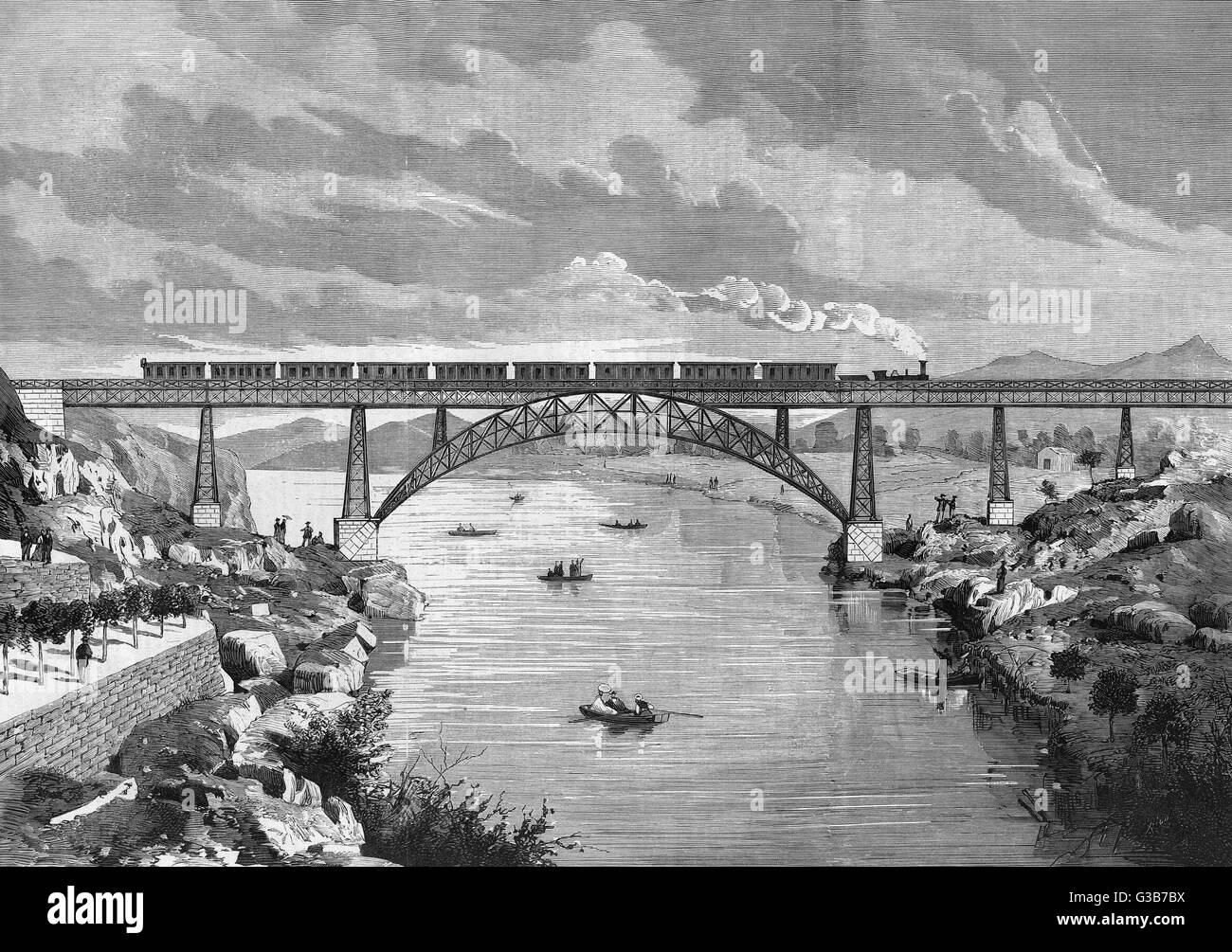 PONTE PORTOGALLO/PORTO Foto Stock