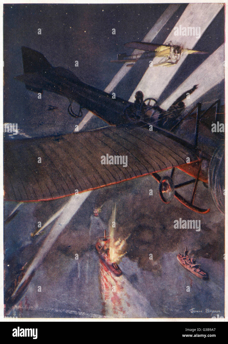 GUERRA AEREA PREVISTA Foto Stock