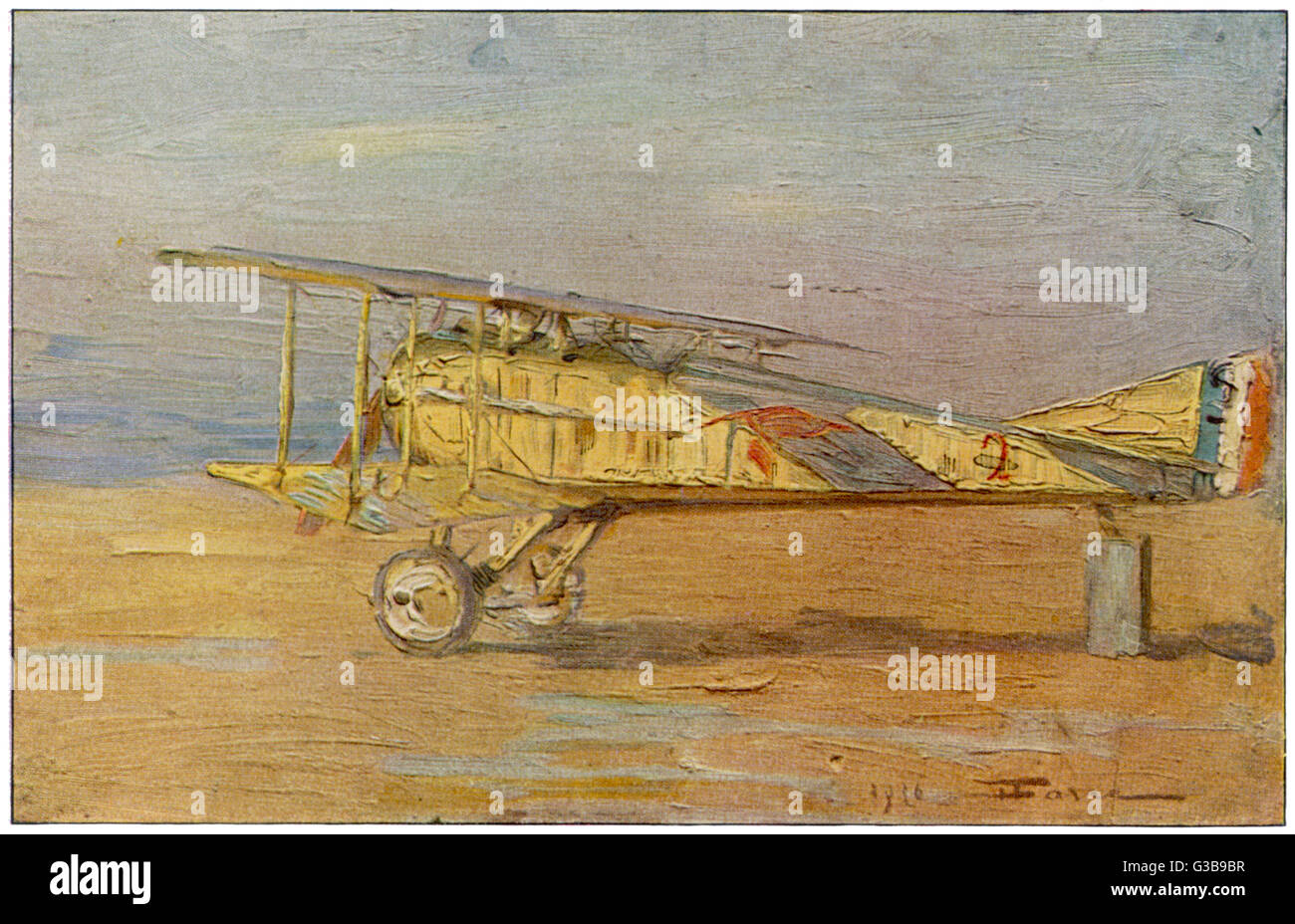 SPAD DI GUYNEMER 1916 Foto Stock