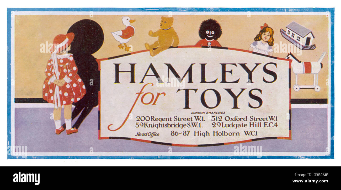 ANNUNCIO DI HAMLEY 1920S Foto Stock