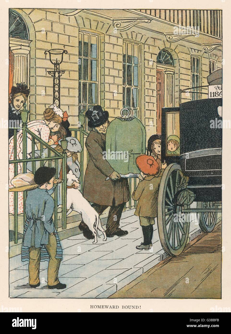 La fine delle vacanze Foto Stock