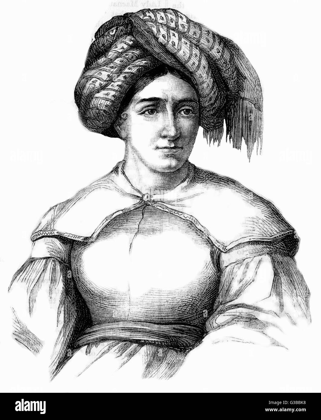 FLORENTIA, VENDITA SIGNORA Foto Stock