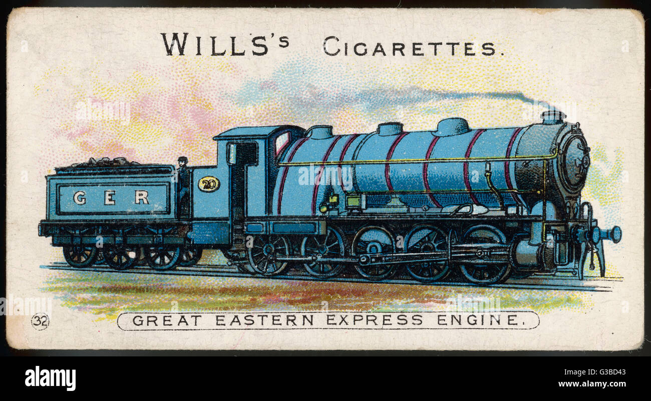 Great Eastern Railway express loco n. 20. Data: 1903 Foto Stock
