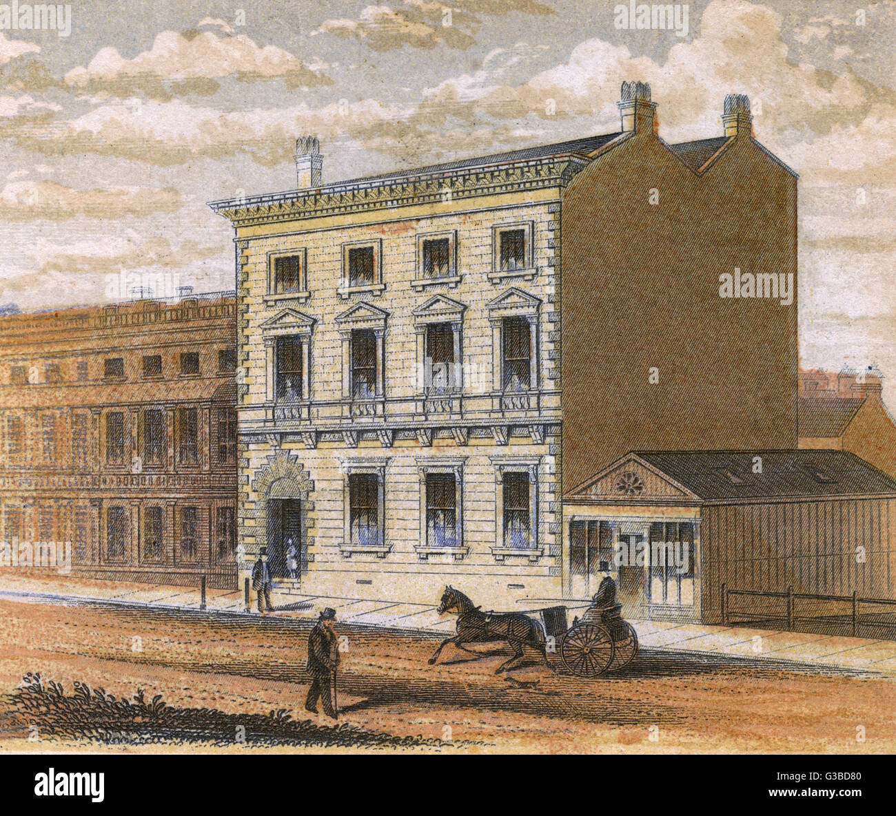 EDIFICIO VITTORIANO Foto Stock